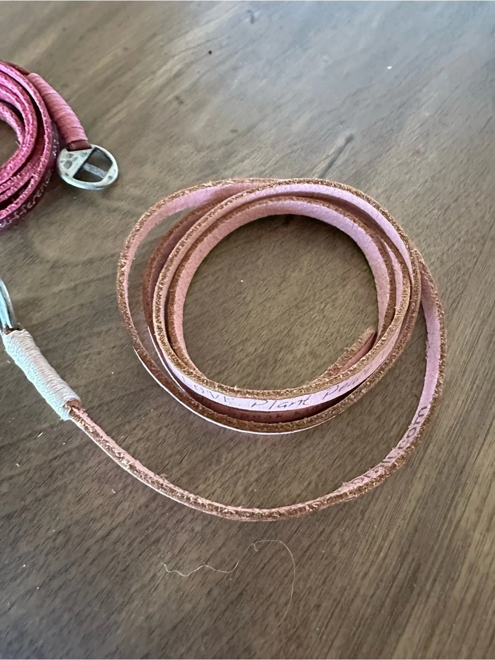 Humanity For All Leather Wrap Bracelets Lot of 3 Y2K Boho Peace